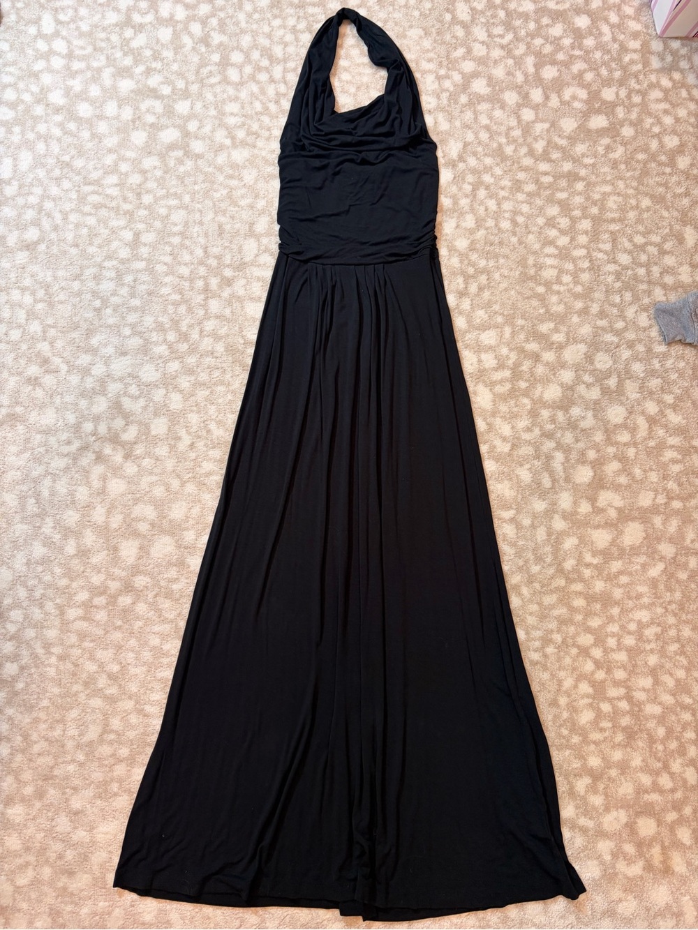 The Limited Black Halter Neck Maxi Dress